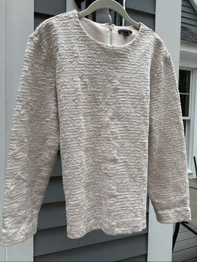 COS Neutral Textured Knit Top